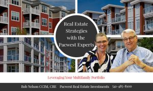 Leveraging your multi-family portfolio is an important part of planning for your future. Trust an expert and call Bob Nelson at Pacwest Real Estate Investments for advice about how to increase returns on your investments! 541-485-8100.