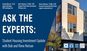 Student Housing Investment Update with Bob and Rene Nelson